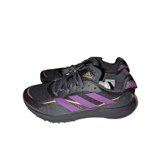 Adidas Men\'s Purple & Black 12 SL20.3 BP2 Black Panther 2 Wakanda Forever Shoes main image 12